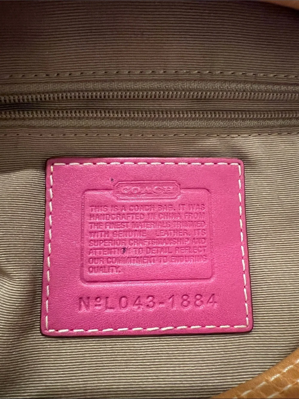 Vintage Coach Y2K Soho Hampton Striped Purse - Picture 12 of 12